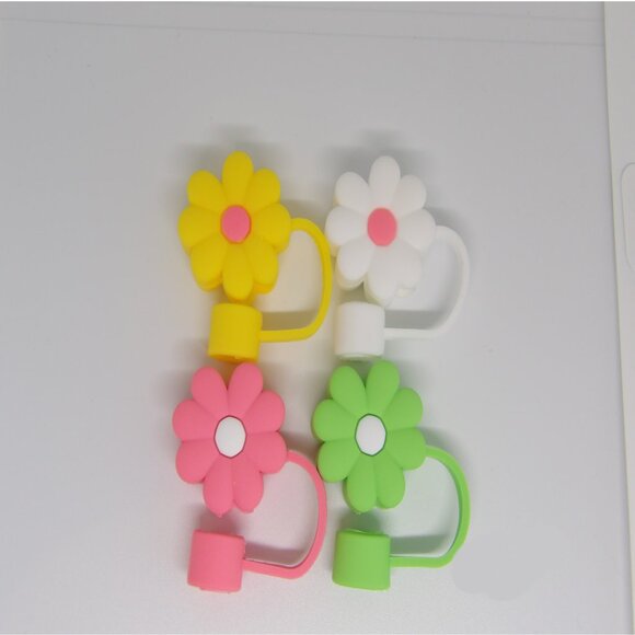 Flower Stanley straw toppers - Picture 1 of 5